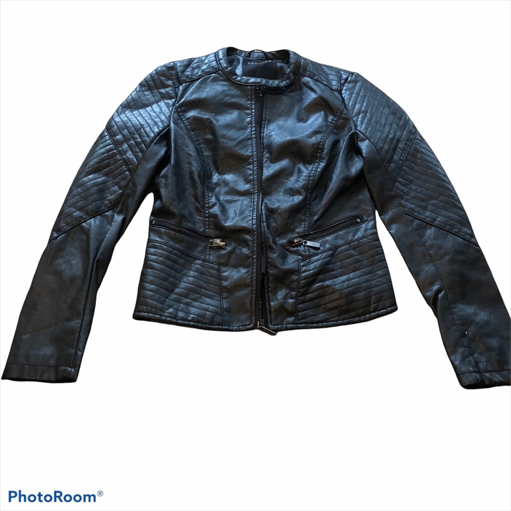 Therapy faux  leather jacket